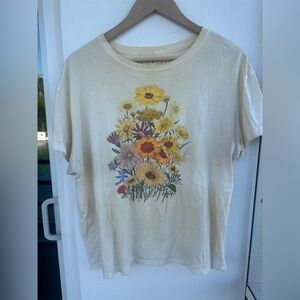 Fifth Sun Cream Vintage Feel Cotton T-Shirt